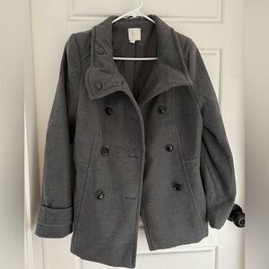 Women’s H&M Winter Dress Coat Grey Gray Size UK 10 US 6 New Without Tags
